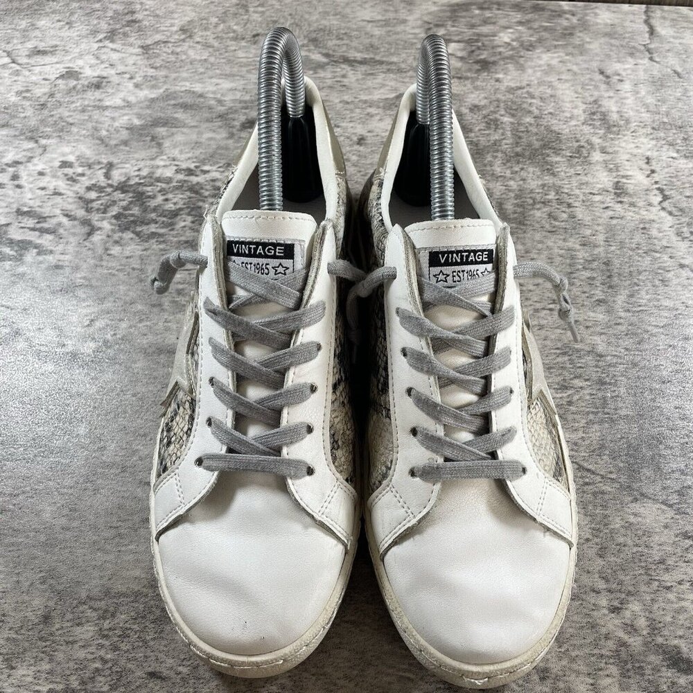 Vintage Havana Bianca Gold Snake Multi Fashion Sneakers Women Size 7.5 Shoes - Picture 7 of 10